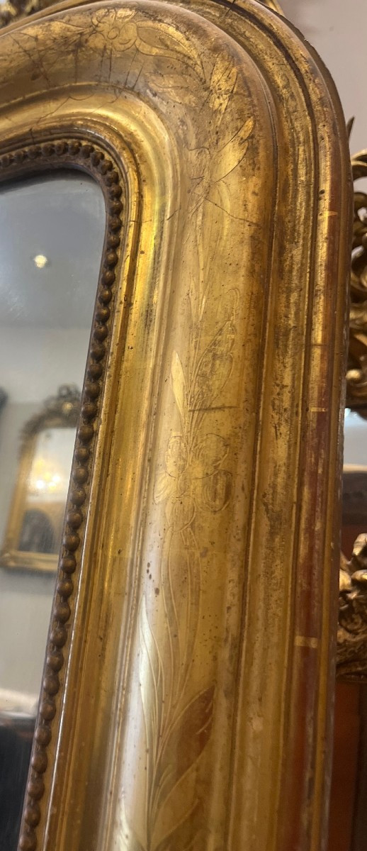 Louis Philippe Mantelpiece Mirror 104cm By 143cm-photo-4
