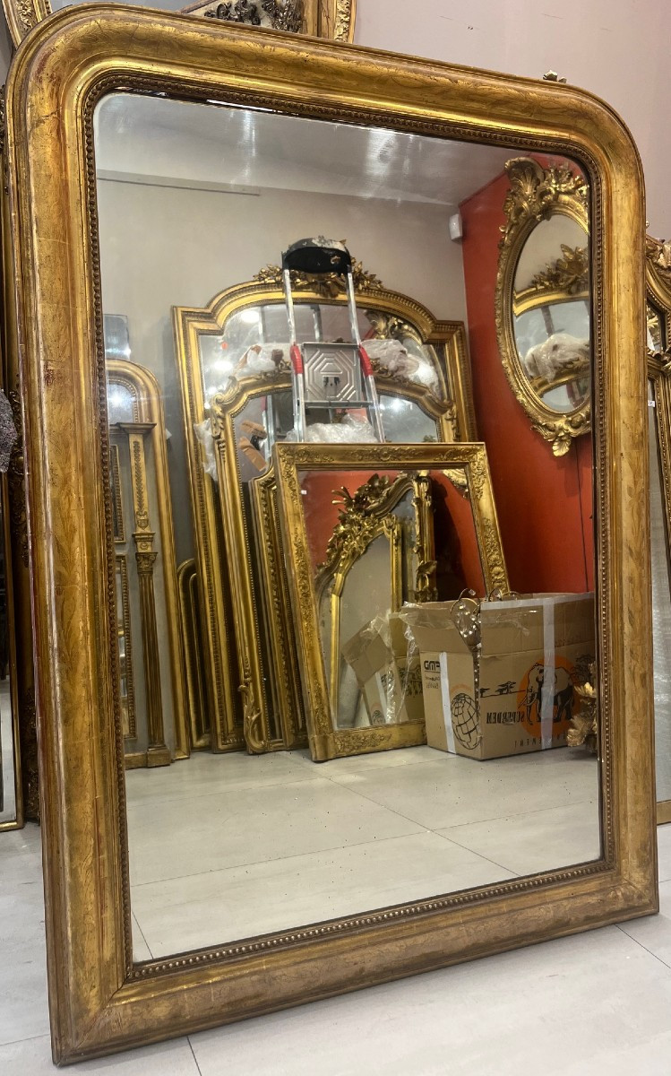 Louis Philippe Mantelpiece Mirror 104cm By 143cm