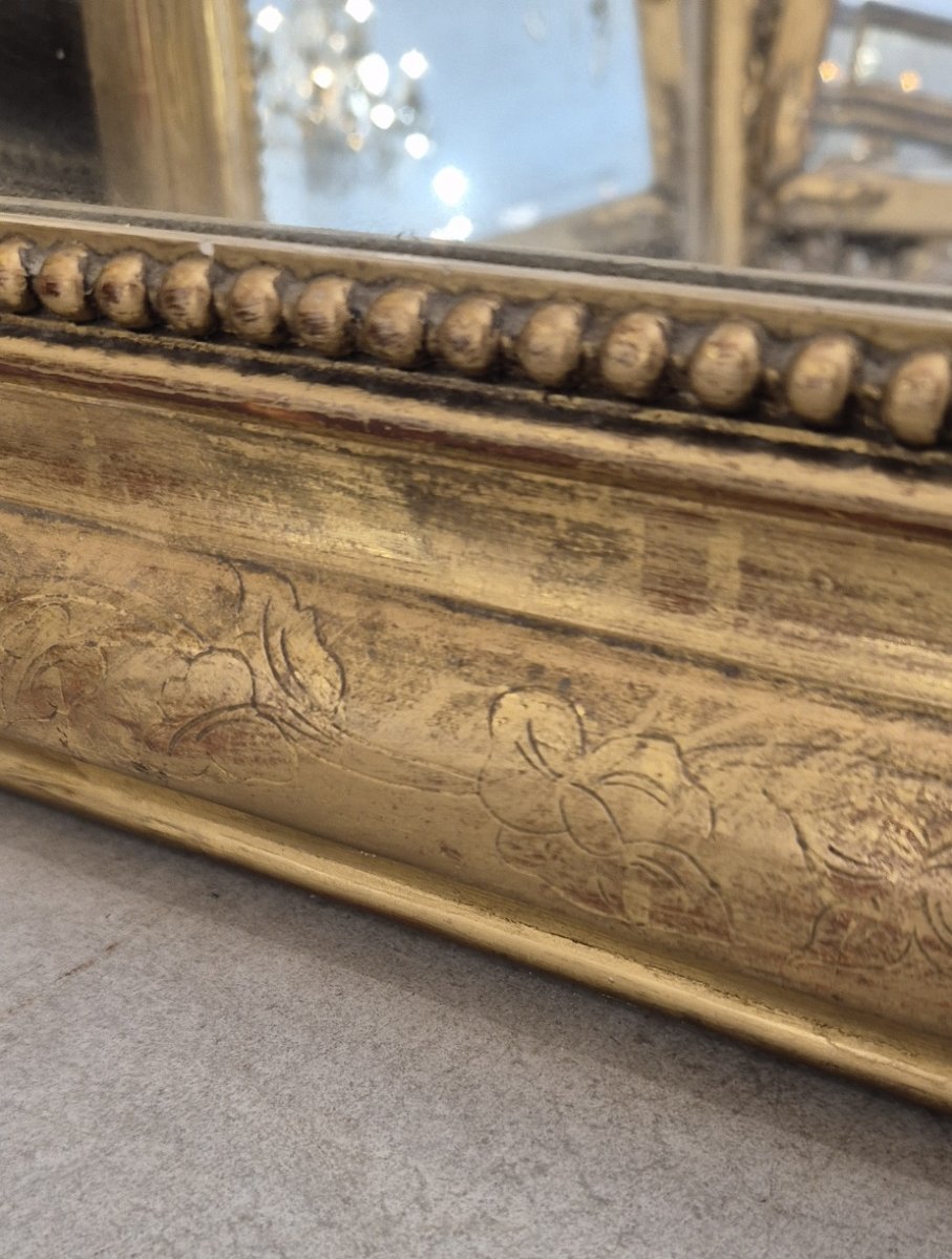 miroir Louis Philippe doré 68*92 cm-photo-3