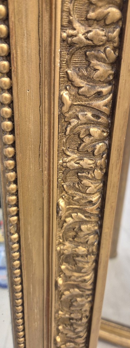 Miroir Louis XVI doré 103*156cm-photo-4