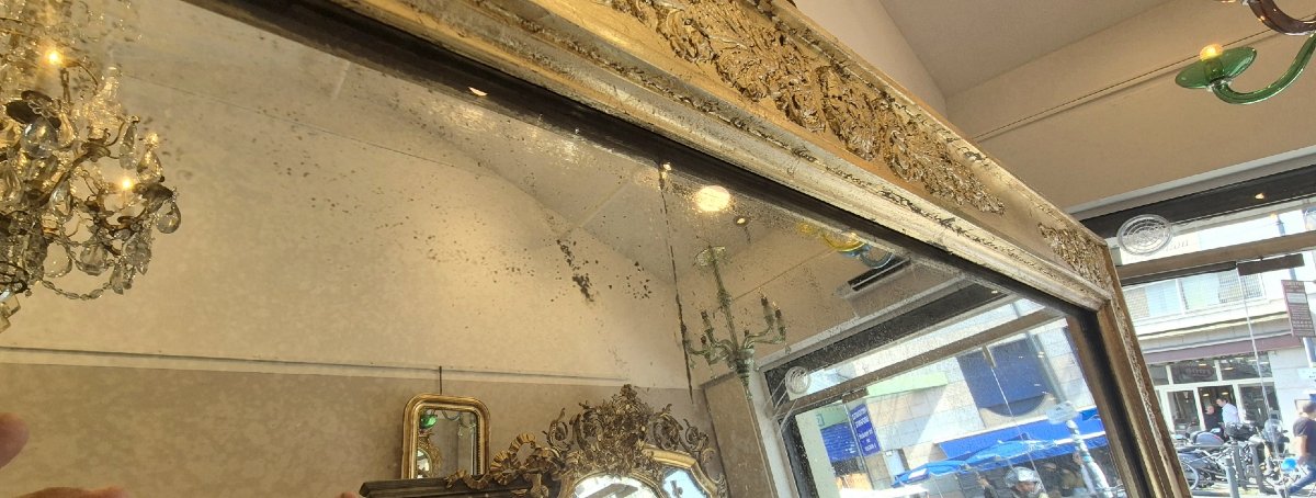 Restoration Gilded Rectangular Mirror 124*174cm-photo-7