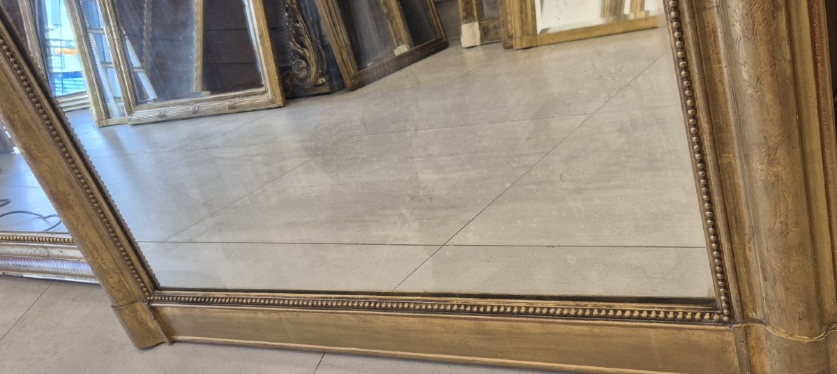 Miroir Louis Philippe doré  102*142cm-photo-6