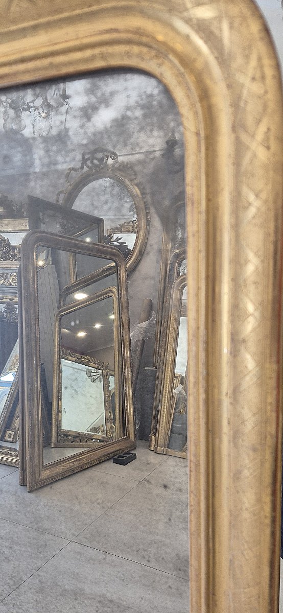 Miroir Louis Philippe mercure époque 78*132cm-photo-3