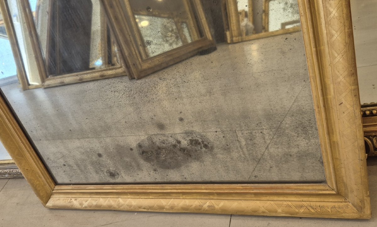 Miroir Louis Philippe mercure époque 78*132cm-photo-7
