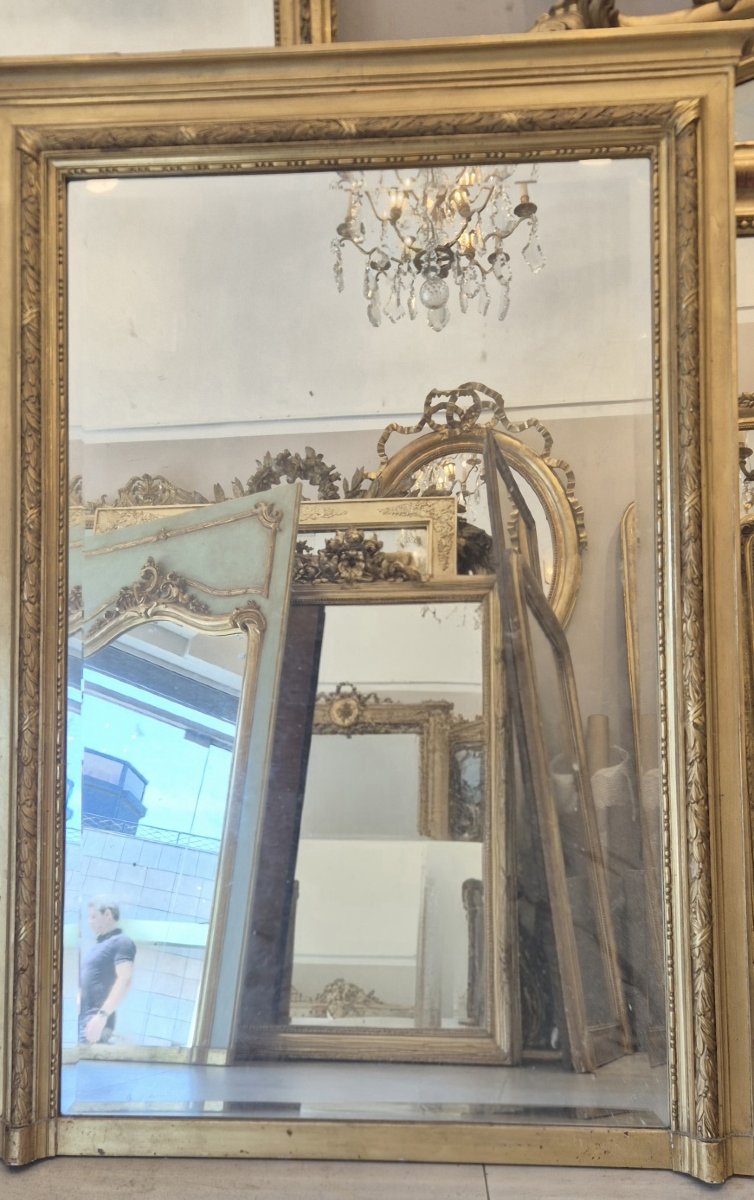 Trumeau Louis XVI doré 100*130cm-photo-3