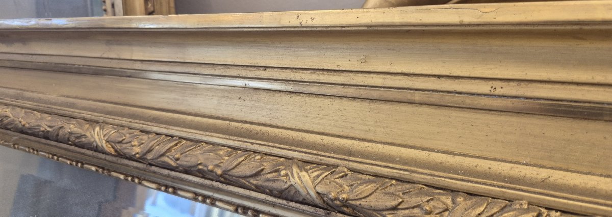Trumeau Louis XVI doré 100*130cm-photo-2