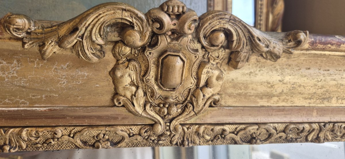 miroir ancien restauration 100*132 cm-photo-3