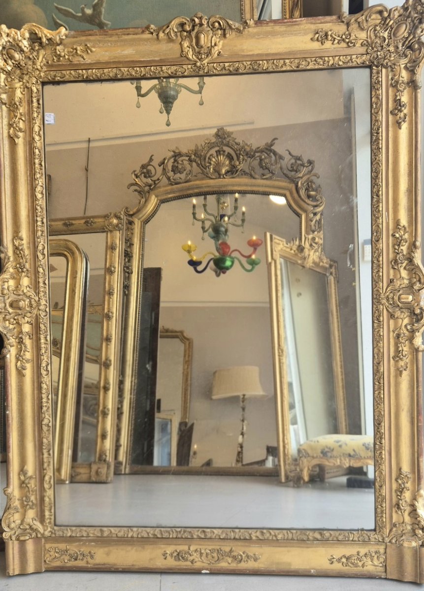 miroir ancien restauration 100*132 cm