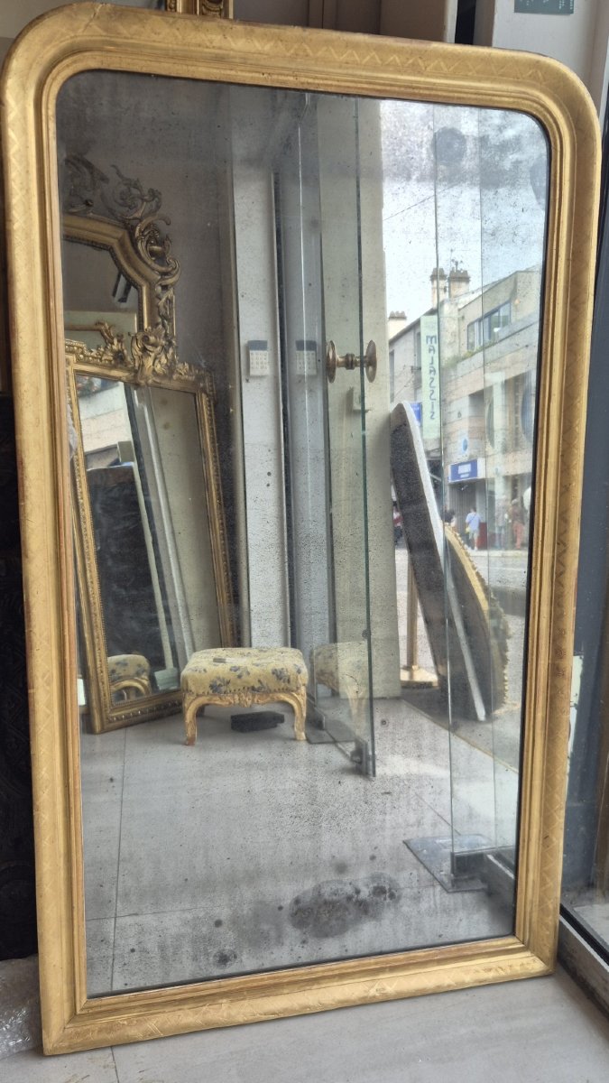 Louis Philippe Period Mirror 76*130cm-photo-3