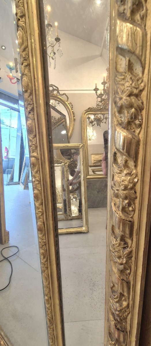 Napoleon III Gilded Mirror 108*170cm-photo-4