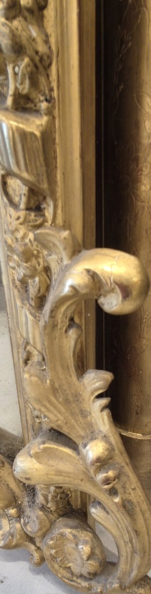 Napoleon III Gilded Mirror 108*170cm-photo-1
