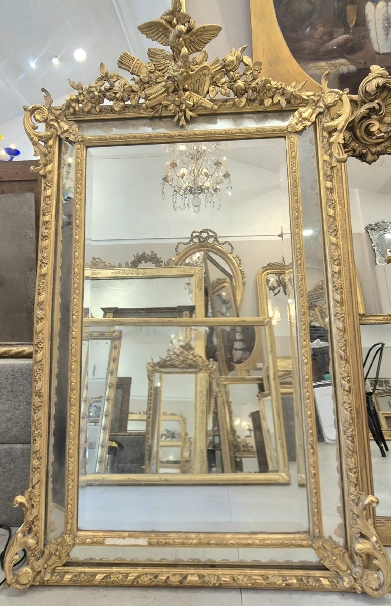 Napoleon III Gilded Mirror 108*170cm