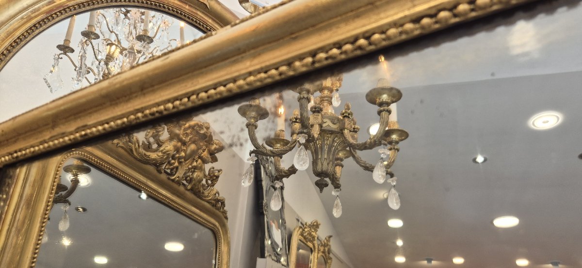 Miroir Louis Philippe rectangulaire mercure  75*180cm-photo-2