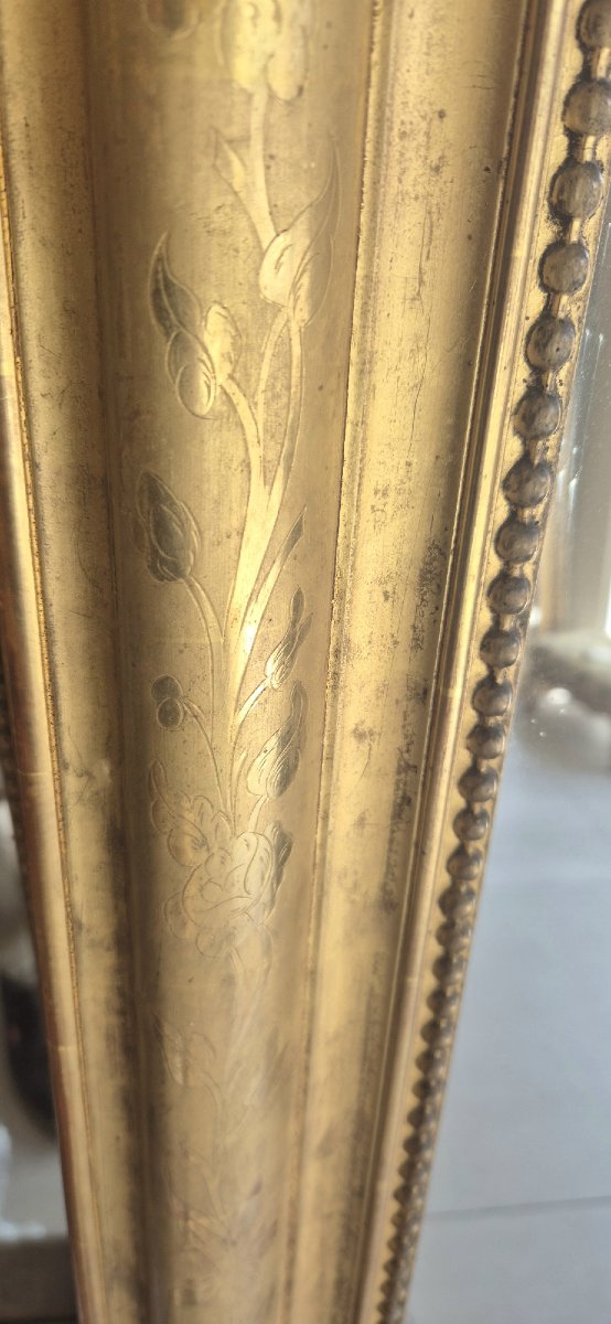 Louis Philippe Gilded Mirror 104*142cm-photo-3