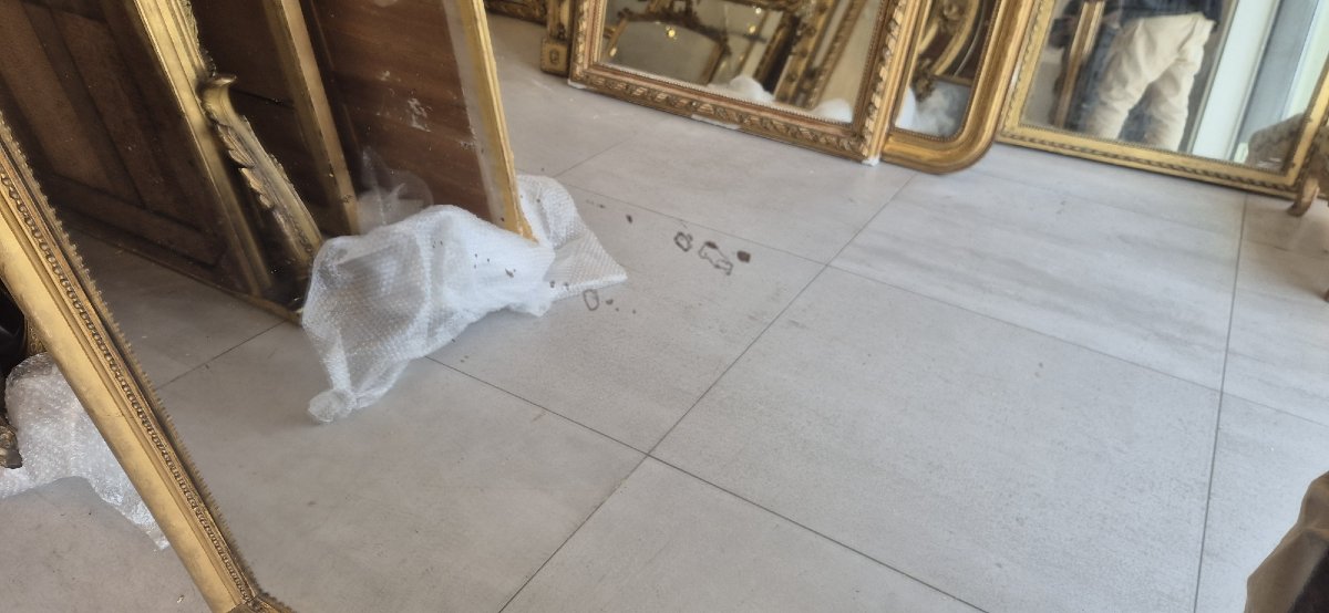 Louis Philippe Gilded Mirror 104*142cm-photo-2