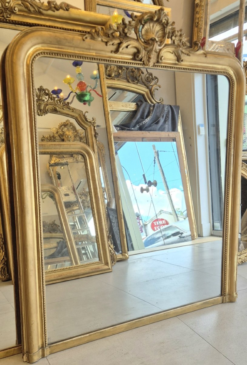 Louis Philippe Gilded Mirror 132*154cm