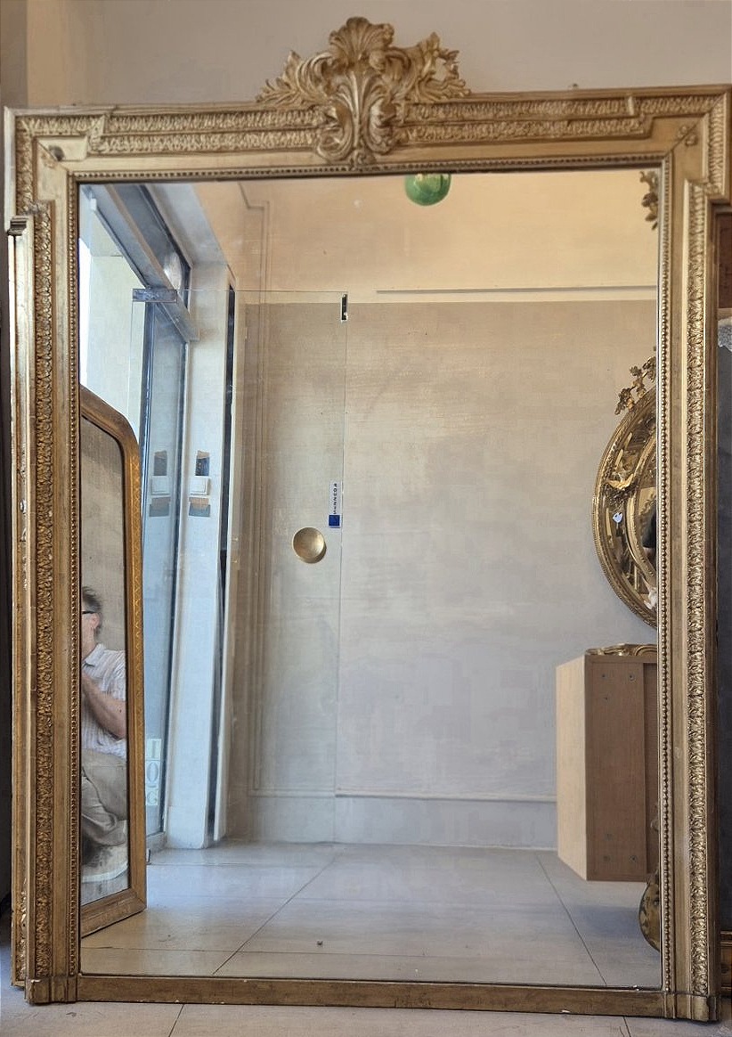 Louis XVI-style Gilded Mirror   120 X 166 Cm