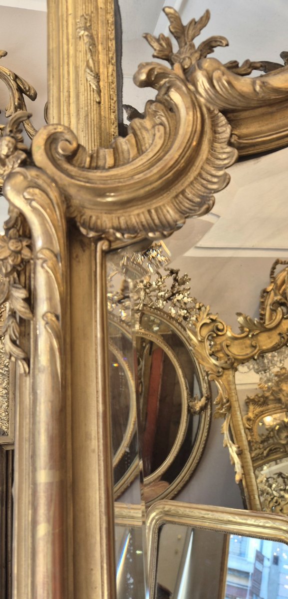Miroir Louis XV grand format 135*210cm-photo-2