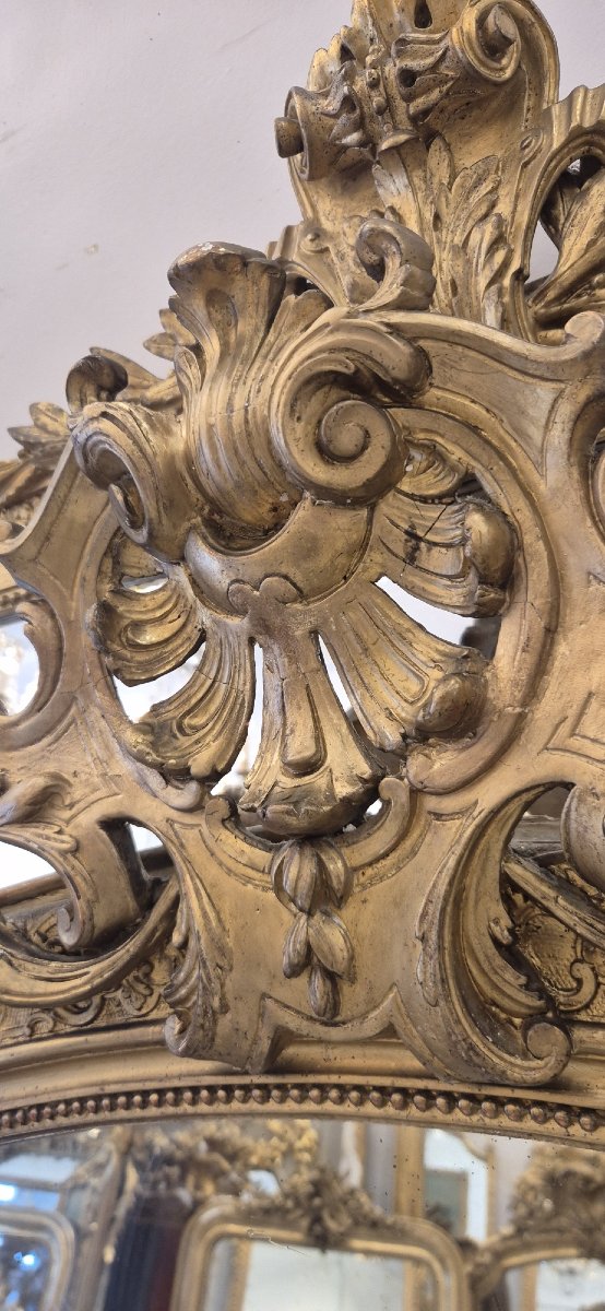 Napoleon III Mirror, 110/176 Cm-photo-3