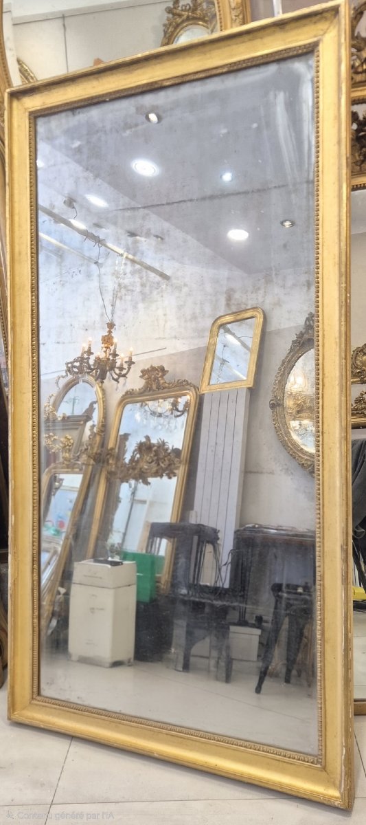 Louis XVI Period Mercury Glass  96*181cm-photo-1