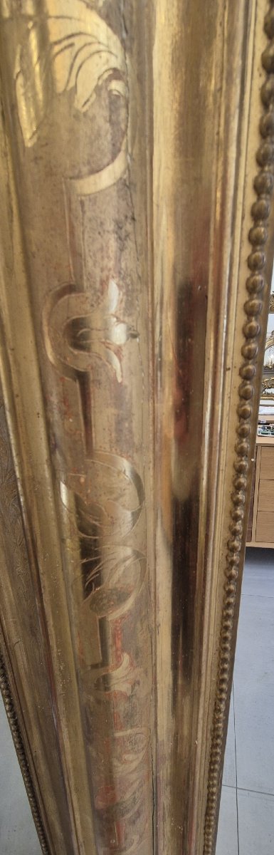 Antique Louis Philippe Mirror, 105 X 148 Cm-photo-2