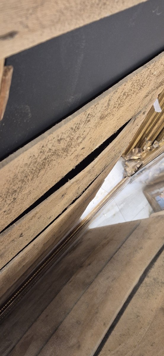 Antique Louis Philippe Mirror, 76 X 131 Cm-photo-1