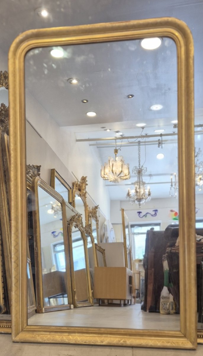 Antique Louis Philippe Mirror, 76 X 131 Cm