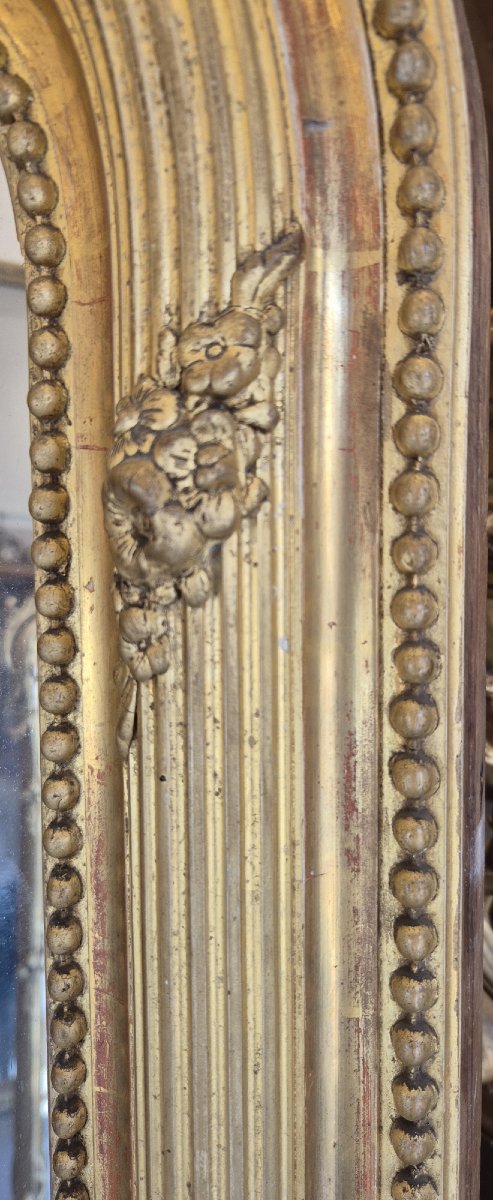 Miroir Napoléon III ancien  107*167cm-photo-4