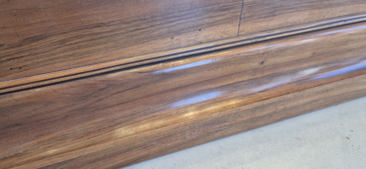 Antique Louis Philippe Wood Mirror-photo-3
