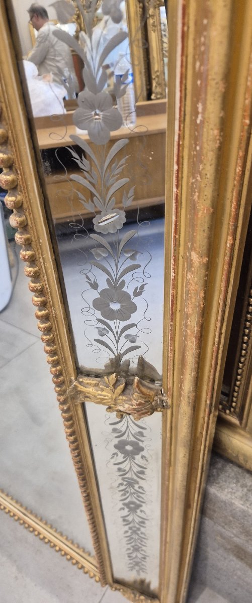 Miroir Napoléon III ancien  100*167cm-photo-2