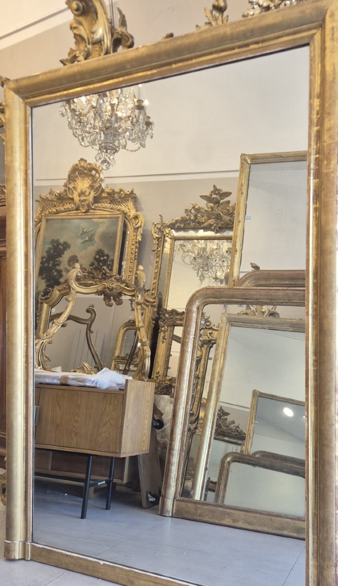 Miroir Louis Philippe époque ancien 130*187cm-photo-2