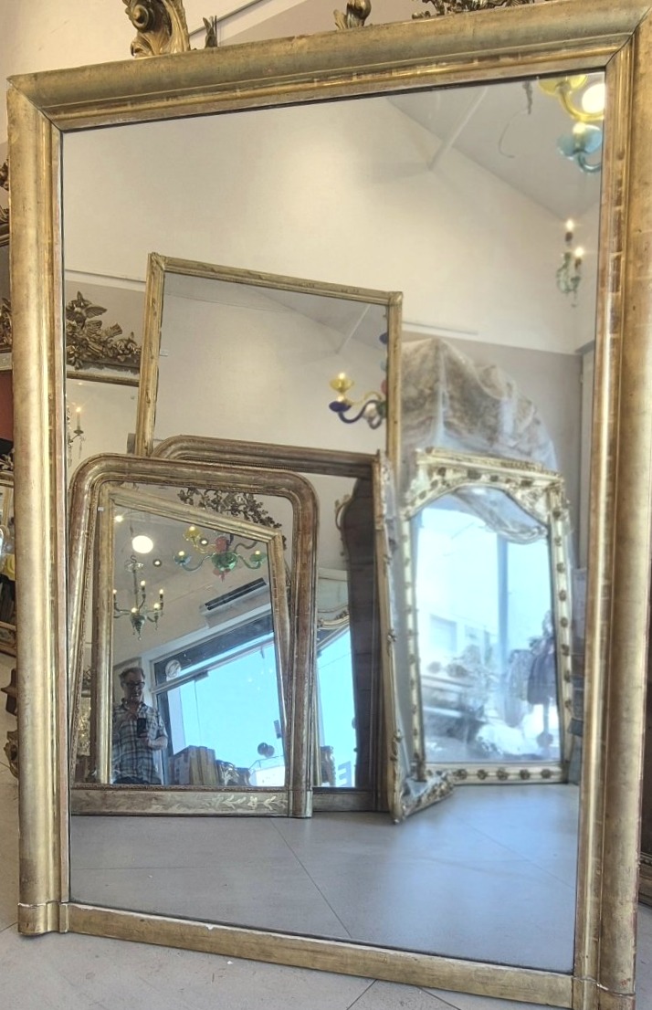 Miroir Louis Philippe époque ancien 130*187cm