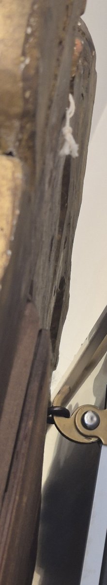 Miroir baroque Italien ancien doré  65*115cm-photo-2