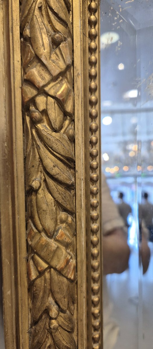 Miroir Napoléon III doré époque 120*190cm-photo-4