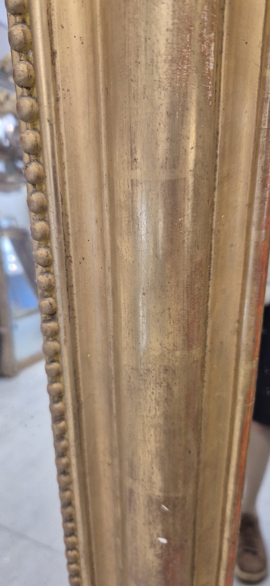 Miroir Louis Philippe feuilles d'or ancienne 100*145cm-photo-4