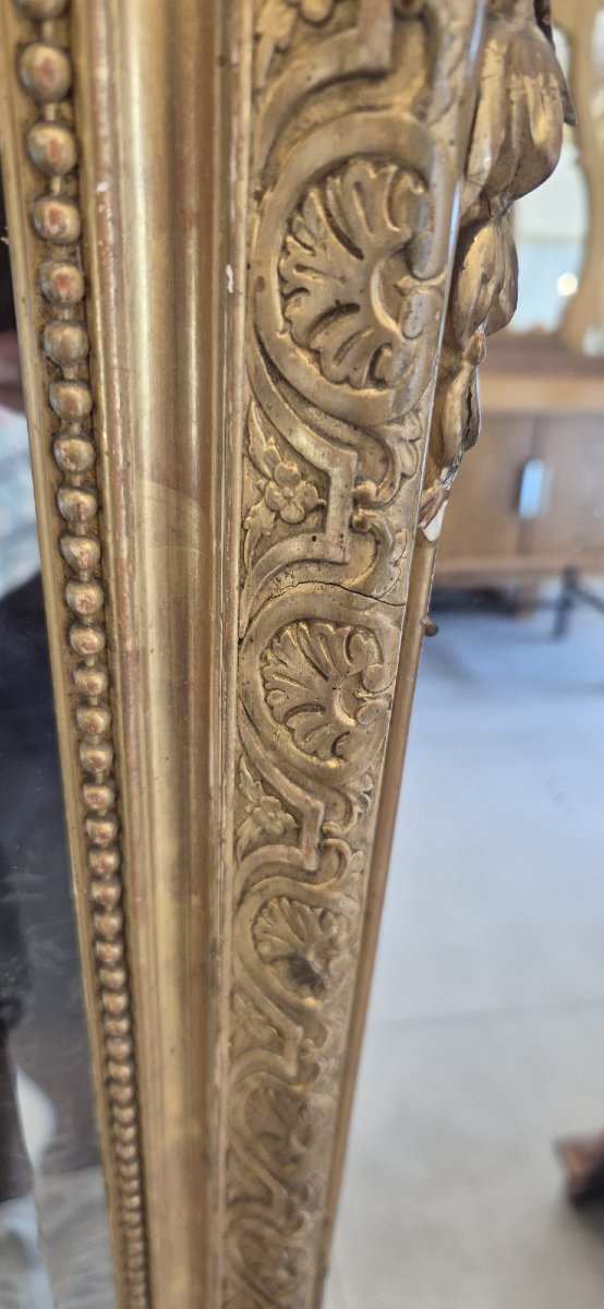 Miroir Louis XVI ancien  80*132cm-photo-1