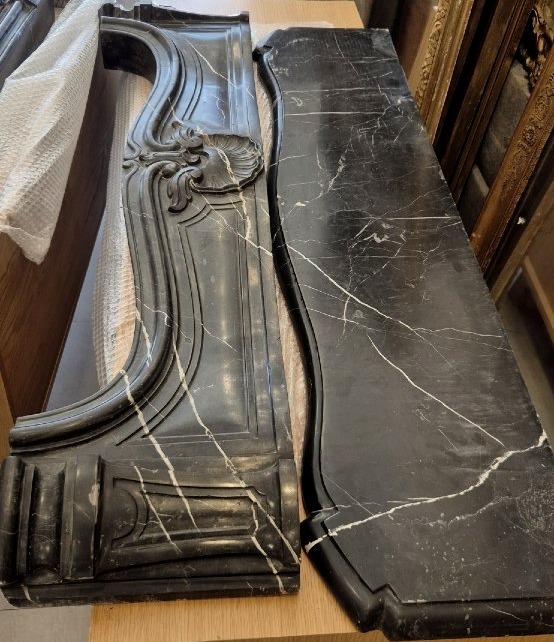 Louis XV-era Fireplace, 136 × 109 × 31 Cm-photo-3