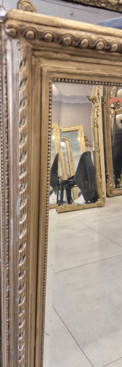 miroir ancien noeud glace de cheminée 106*127 cm-photo-1