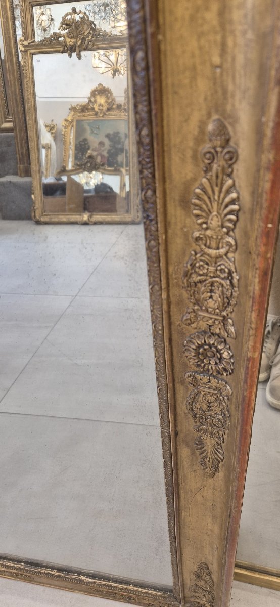 Antique Restored Mirror, 97 X 120 Cm-photo-2