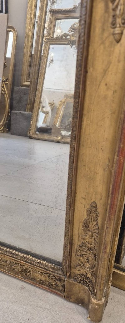 Antique Restored Mirror, 97 X 120 Cm-photo-4