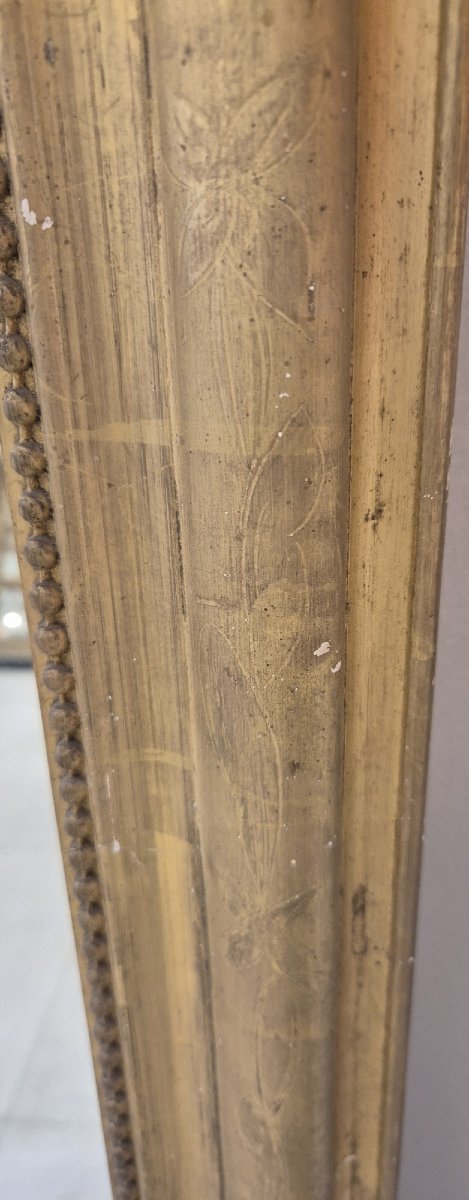 miroir Louis Philippe glace ancienne de cheminée 99*148 cm-photo-4