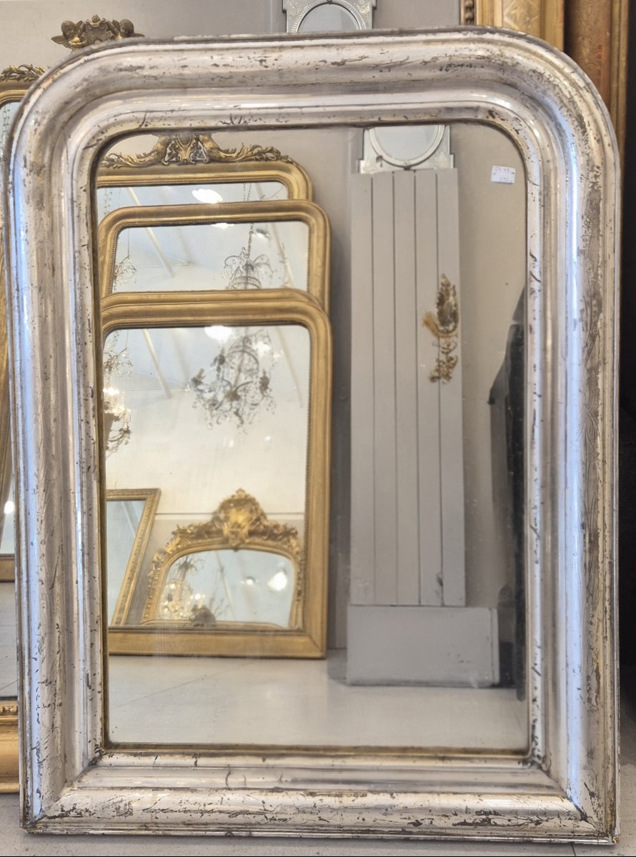 Antique Louis Philippe Mirror, 57 X 75 Cm