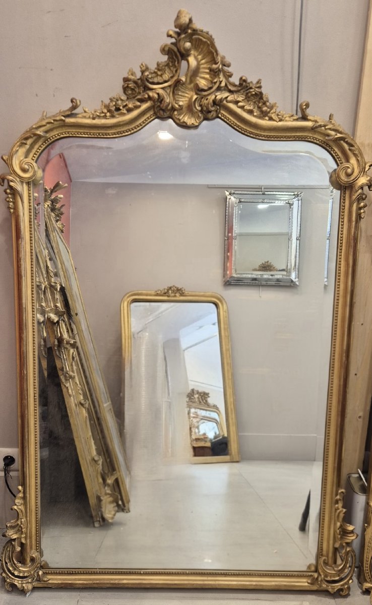 Antique Louis XV Mirror  105/157 Cm