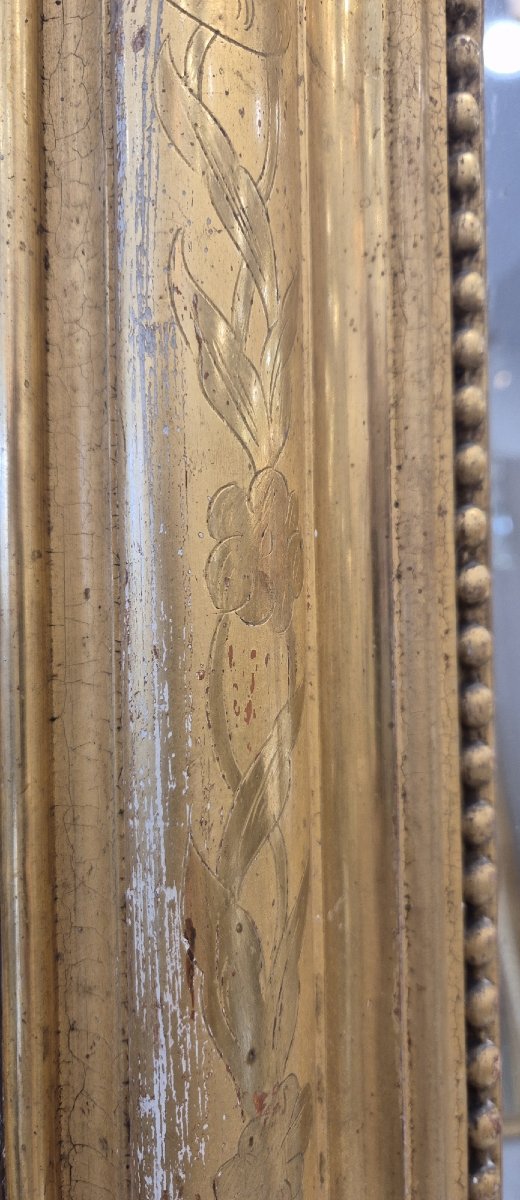 Grand miroir Louis  Philippe ancien au mercure 118*176cm-photo-2