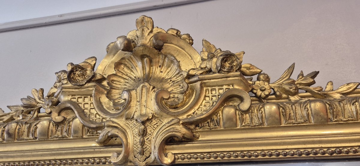 Period Napoleon III Mirror, 155 X 228 Cm-photo-3