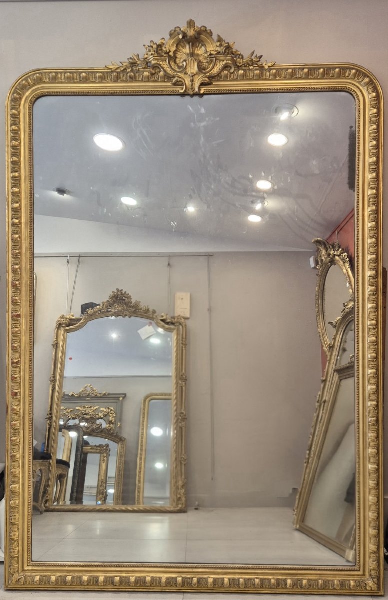 Period Napoleon III Mirror, 155 X 228 Cm