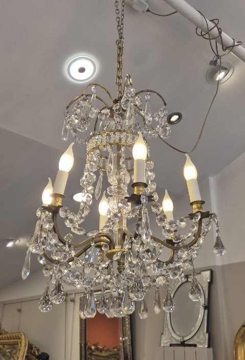 Baccarat 6-light Chandelier, 50 X 65 Cm-photo-4