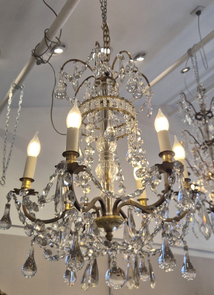 Baccarat 6-light Chandelier, 50 X 65 Cm