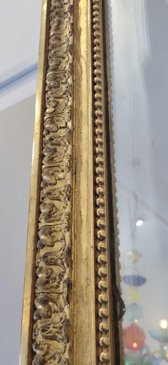 Antique Napoleon Period Mirror Gilted-photo-1