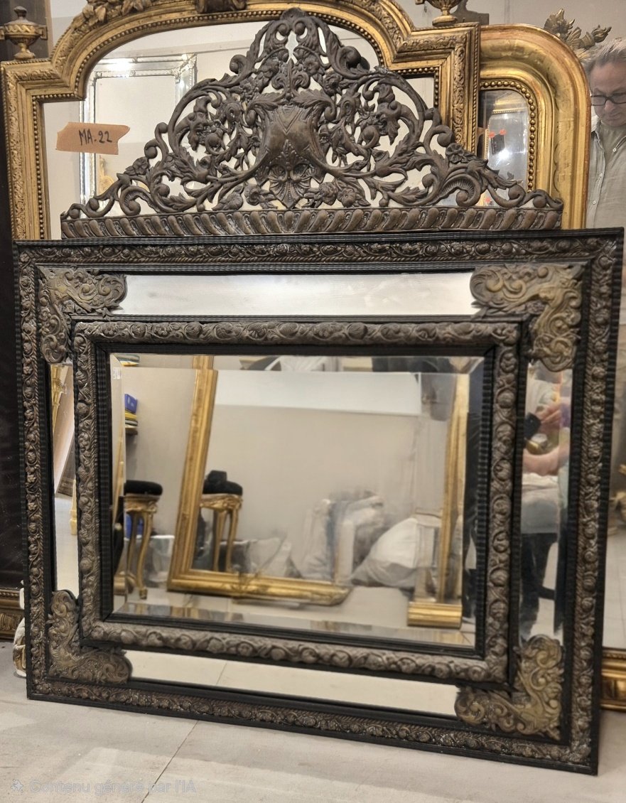 Miroir parecloses Napoléon III   105*122CM-photo-1